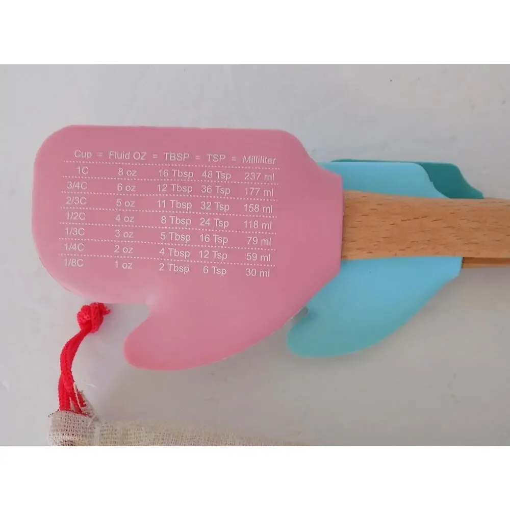 CWC Christmas 3 Piece Spatula Set Mitten Cook With Color NEW with tags